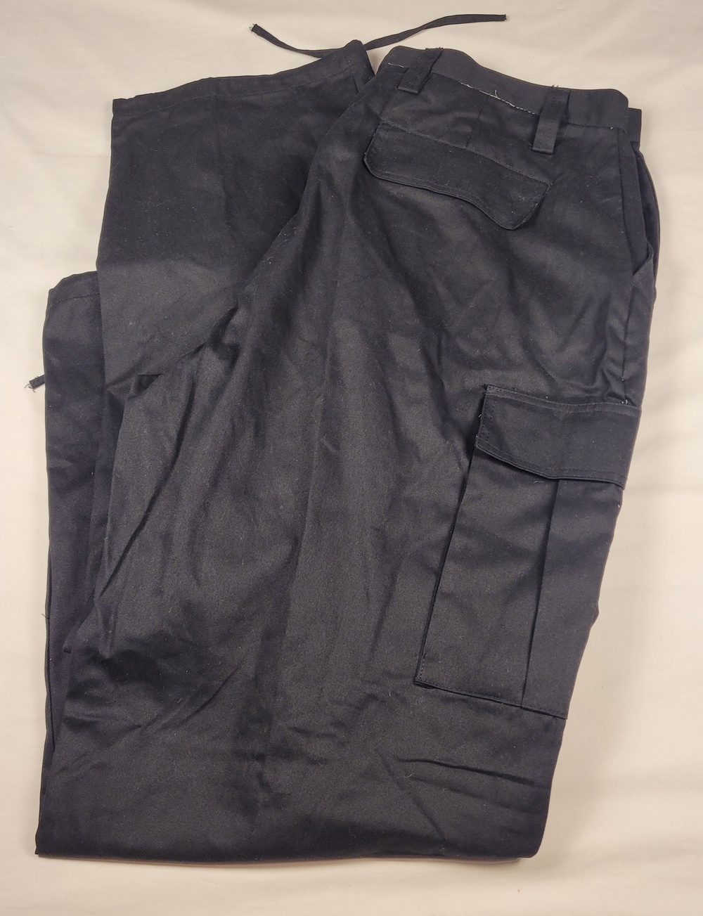 Regal Wear Pants Mens 44x34(42x32) Black Cargo Canvas Tactical Utility Workwear